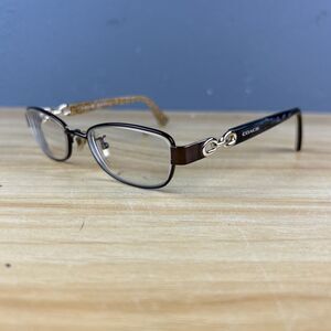 Coach HC5054 9187 Faina Satin Brown Tortoise Eyeglasses 49-17 135 Frames Only